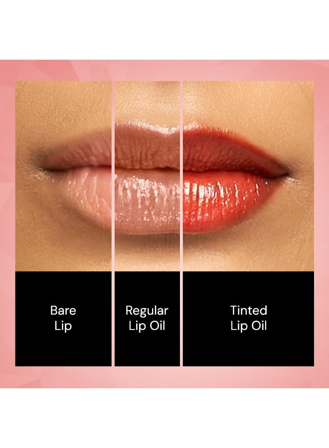 SUGAR Cosmetics Drop A Tint Lip Oil | Glossy & Tinted | Longlasting | Transferproof & Smudgeproof | (03 Thera Terracotta, 4ml) - Image 2